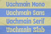 Uachmain | 4 in 1 Fonts, a Slab Serif Font by Twicolabs Fontdation (Thumbnail 10 of 10)