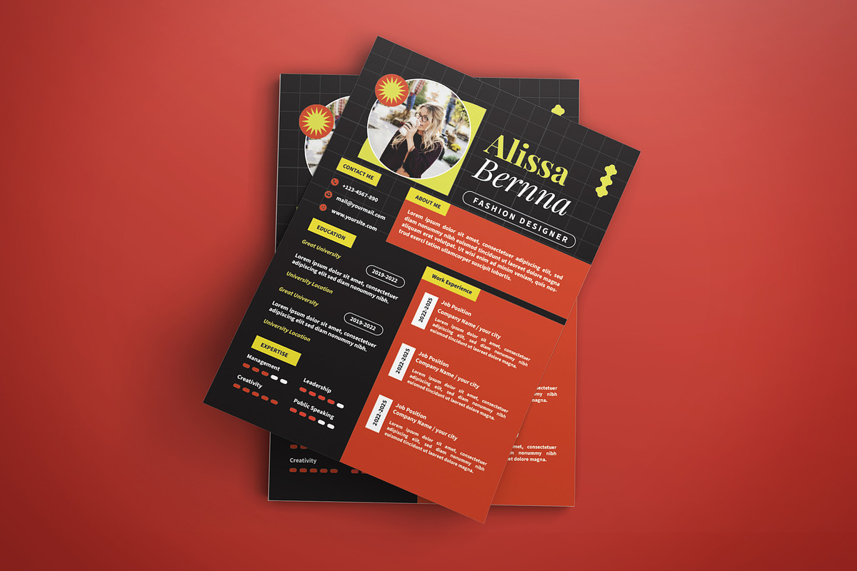Classic Modern - Resume Template, a Print Template by VUNIRA (Photo 2 of 2)