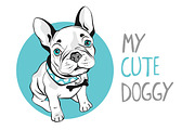 French bulldog seamless patterns, an Animal Illustration by Marysha Art (Thumbnail 1 of 2)