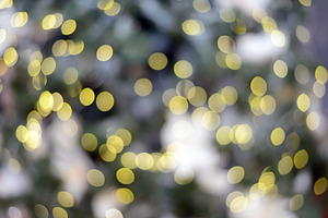 Blurry new year and christmas lights stock photo containing light and bokeh