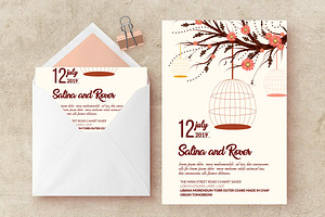 Save the Date Card invite Template, an Invitation Template by Design Up