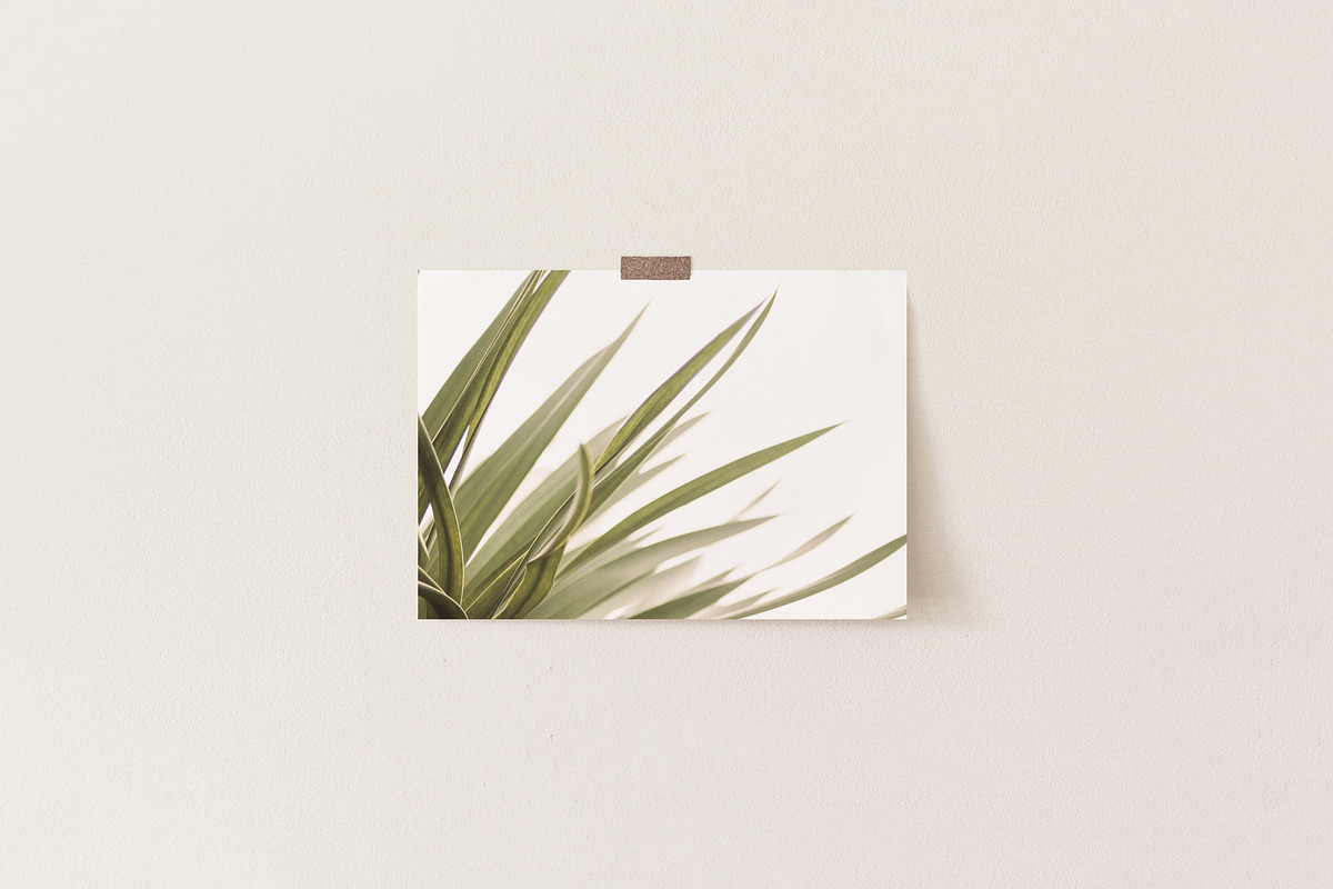 Mockup Landscape Art Print on Wall, a Graphic by HALFTOUNE (Photo 4 of 6)