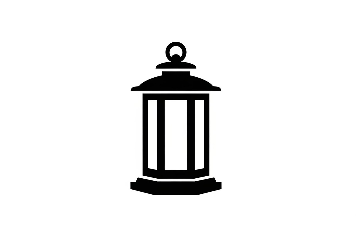Vintage Street Lantern Silhouette Bu, an Illustration by hafijul (Photo 14 of 51)