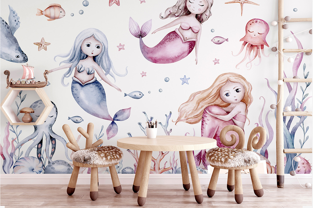 Under the sea watercolor set Part II, an Animal Illustration by Peace ART (Photo 11 of 22)