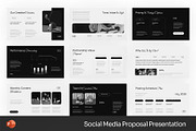 Social Media Proposal Powerpoint, a Presentation Template by Fit-tee (Thumbnail 1 of 4)