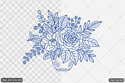 Rose Hand Drawn illustrations Set, an Illustration by Actual Pixel (Thumbnail 2 of 6)