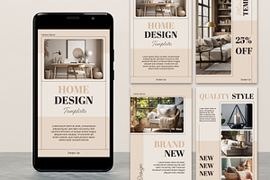 Home Decor Social Media Story, a Templates & Theme by studiogstock