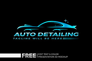 Auto Detailing Logo, Car Wash Logo
