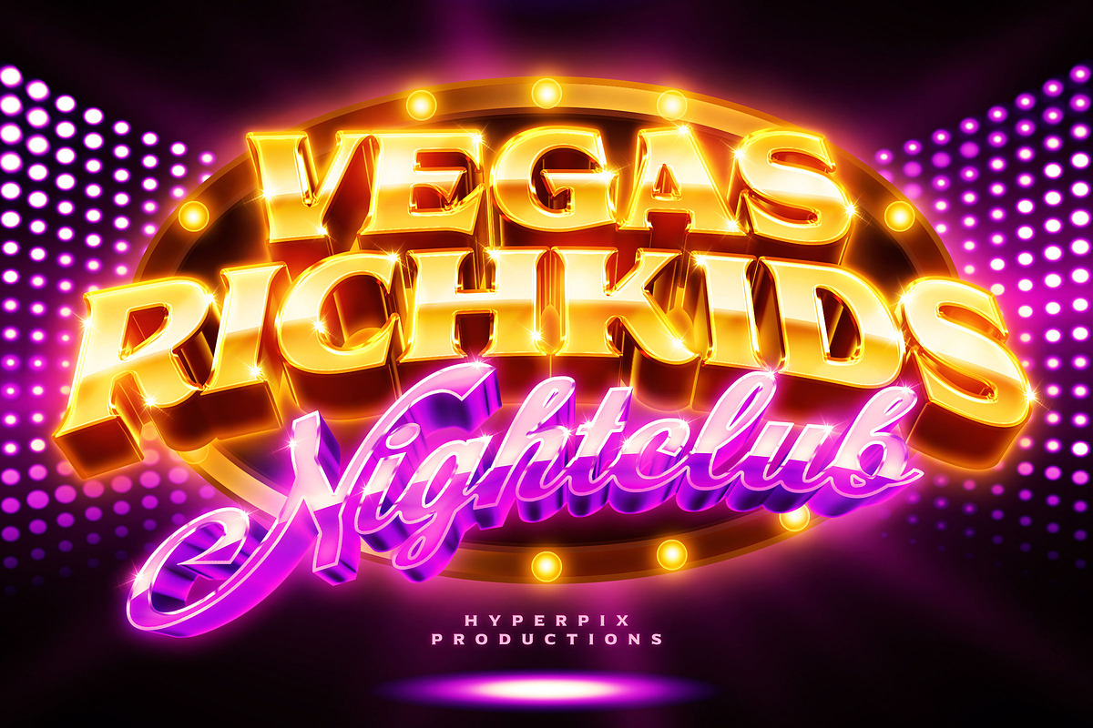 Casino Game Text Effects (12 PSDs), a Layer Style Add-On by Hyperpix Productions (Photo 15 of 19)