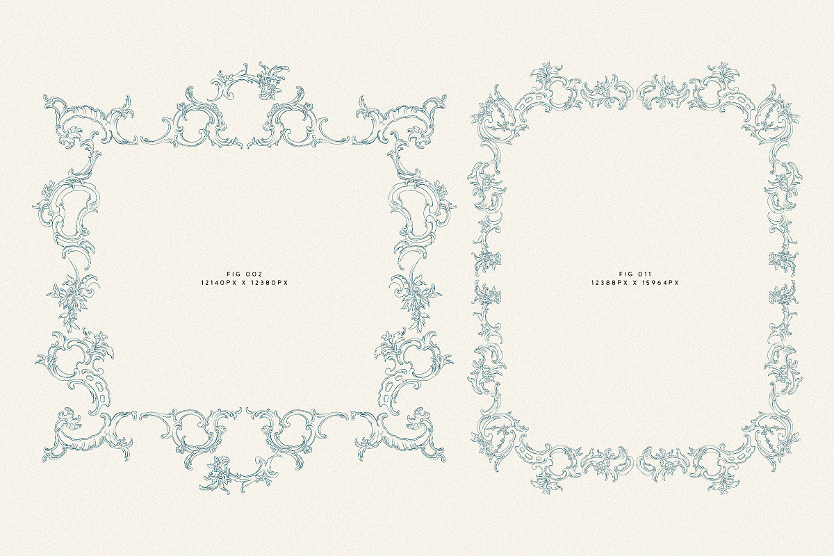 Vintage Baroque Borders PNG and SVG, a Graphic by Century Library (Photo 4 of 9)