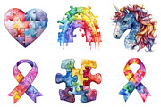 Autism Puzzle PNG, an Illustration by SinaCreation (Thumbnail 3 of 5)