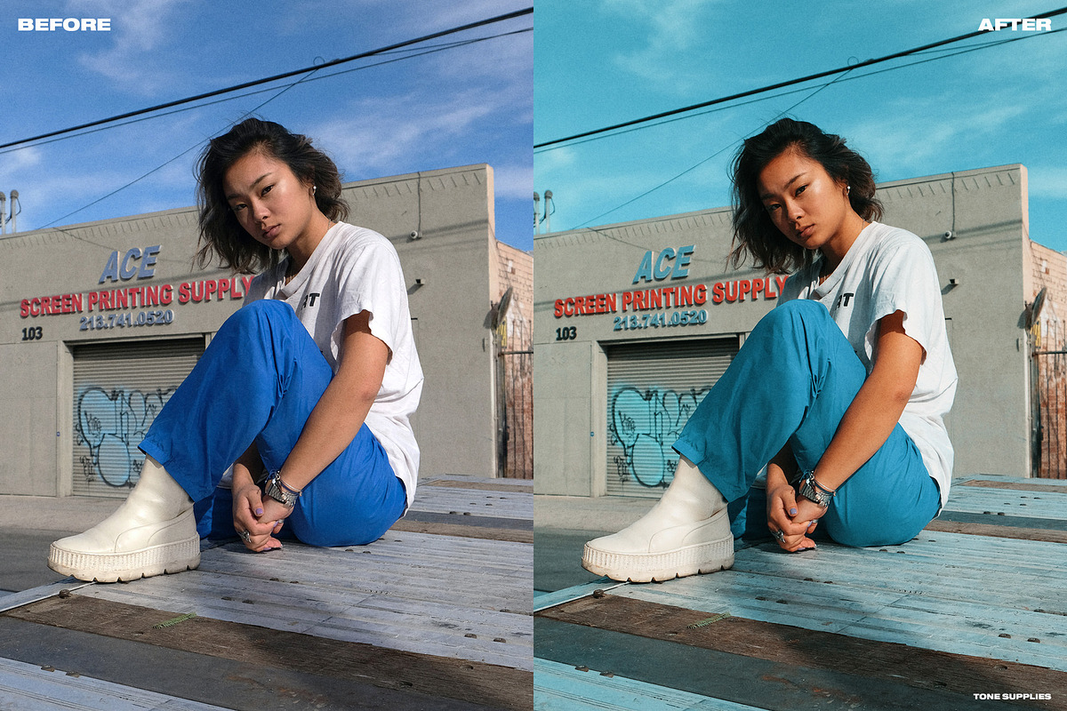 Orange & Teal LUT Presets Photoshop, a Preset Add-On by TONE SUPPLIES (Photo 5 of 10)