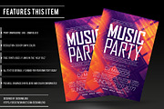 Music Party Flyer Template, a Flyer Template by designblends@gmail.com (Thumbnail 2 of 3)