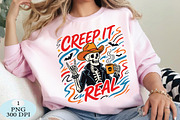 Halloween Skeleton Creep It Real PNG, a Seasonal Illustration by Daily.Designs (Thumbnail 3 of 5)