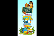 Back to school sign board, an Education Illustration by Seavector Studio (Thumbnail 2 of 3)
