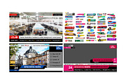 Set of TV news bars., an Outline Icon by Vector photo shop (Thumbnail 3 of 4)