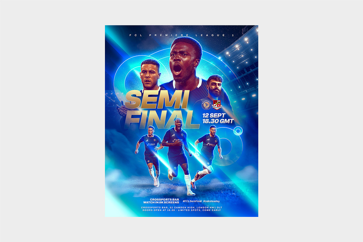 Football Matchday Instagram Template, a Social Media Template by Bornx Design (Photo 6 of 7)