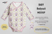 Baby Bodysuit Mock Up, a Bottom Mockup by Mockup Up! (Thumbnail 1 of 5)