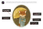 Procreate Brushes - Pattern Brushes, a Brush Add-On by Jenny Quince (Thumbnail 10 of 13)