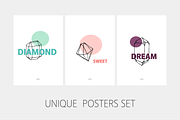 6 Crystal Posters, a Decorative Illustration by Schreibikus (Thumbnail 3 of 5)