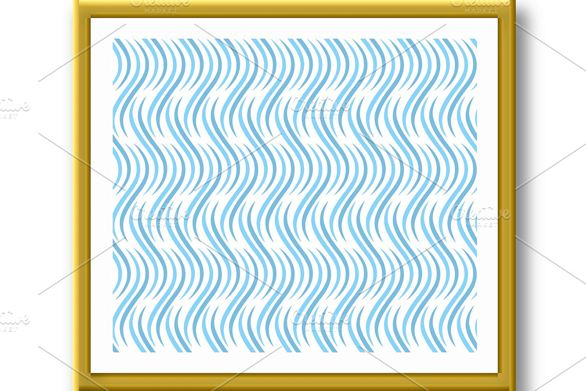 The geometric pattern with wavy, a Pattern Graphic by RODINA (Photo 2 of 3)