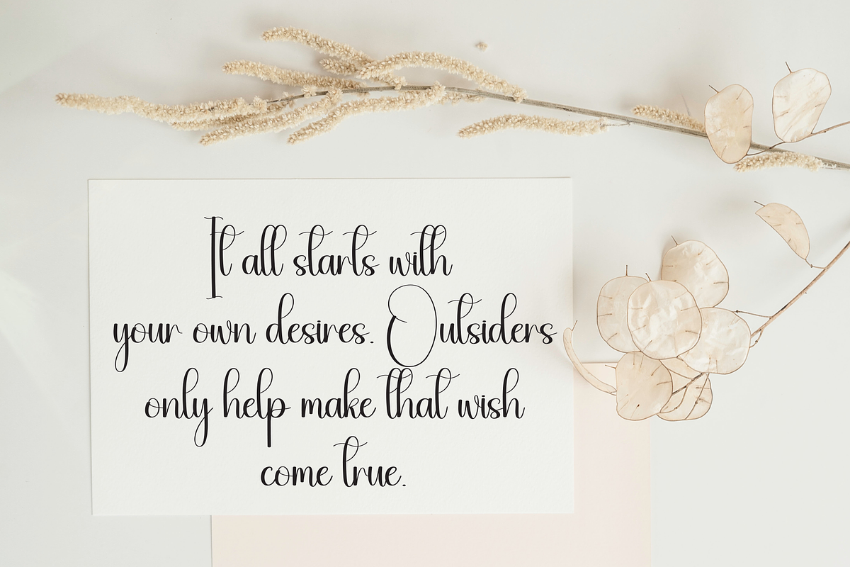 Yesterday | Script Font, a Handwritten Font by Scratchones (Photo 4 of 9)