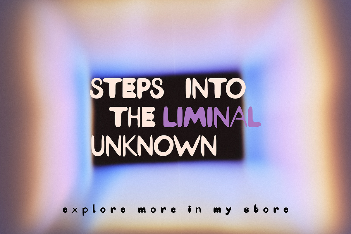 LiminalPhase Messy Experimental Sans, a Sans Serif Font by Struvictory.art (Photo 8 of 9)