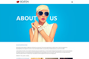 Bouton Fashion & Modeling Site Theme, a HTML Template by Oleg Ribar (Thumbnail 5 of 6)