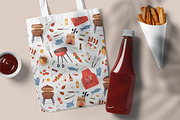 Barbecue food seamless patterns, a Pattern Graphic by Good Studio (Thumbnail 5 of 7)