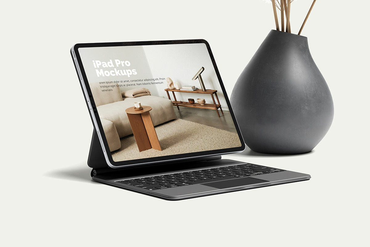 iPad Pro Mockups, an iPad Mockup by Pikachudesign (Photo 4 of 5)