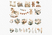 Cottagecore watercolor clipart, a Person Illustration by MyLittleMeow (Thumbnail 4 of 6)