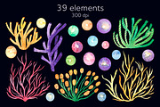Fish watercolor clipart Ocean png, an Animal Illustration by AnastasiaWatercolor (Thumbnail 5 of 7)