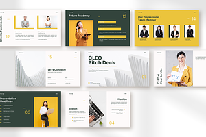 Cleo Modern Pitch Deck Presentation