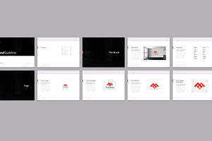 Brand Guidelines Black & Red Layoud