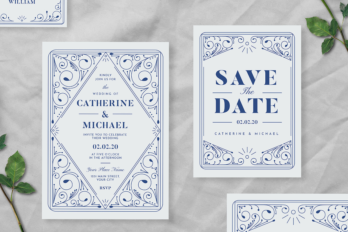 Decorative Wedding Invitation Suite, a Templates & Theme by Guuver (Photo 4 of 6)