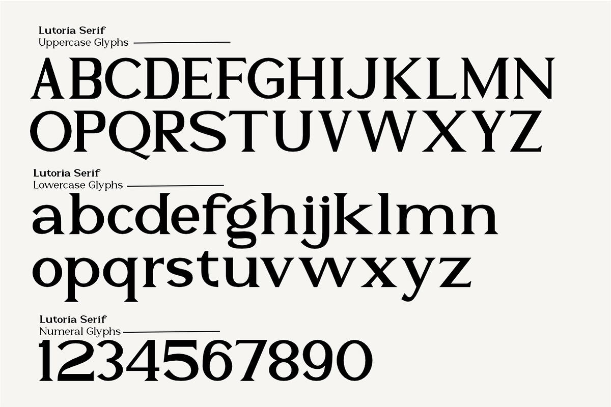 Lutoria Serif, a Serif Font by Muksal Creative (Photo 9 of 10)