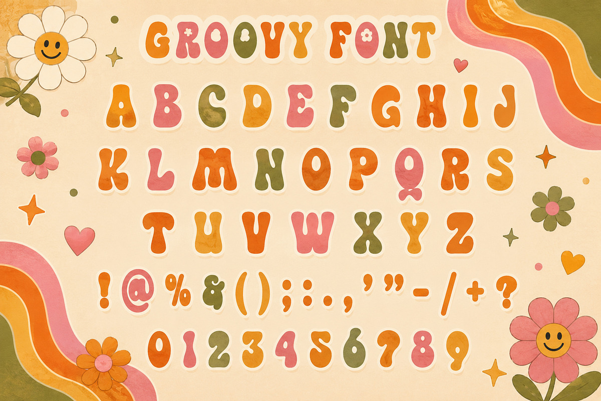 roovy Berry – Retro Bubble Font, a Sans Serif Font by Limited.studio (Photo 4 of 4)