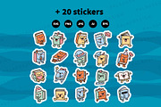 Cute Kawaii Books Characters, an Education Illustration by Palau (Thumbnail 12 of 12)