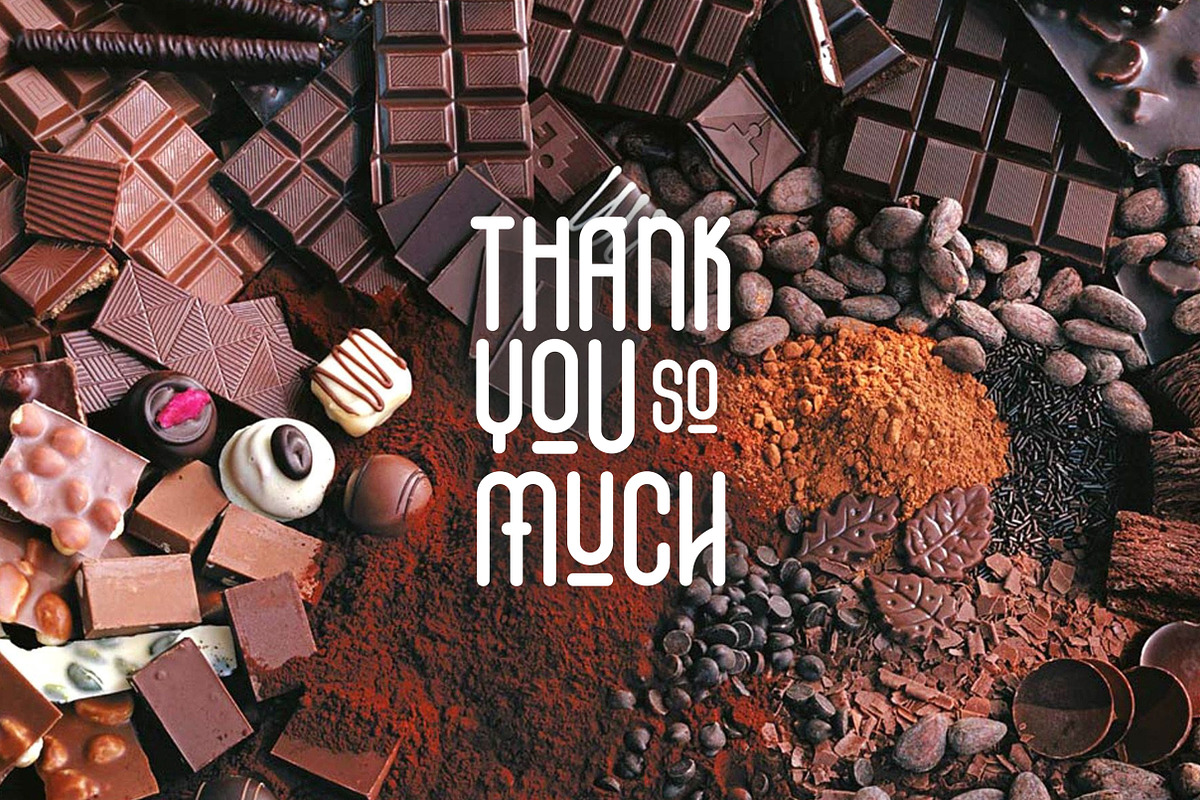 The chocolate type (logo bonus) preview 8