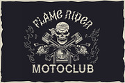 Flame rider, a Font by Fractal fonts & graphics (Thumbnail 9 of 15)