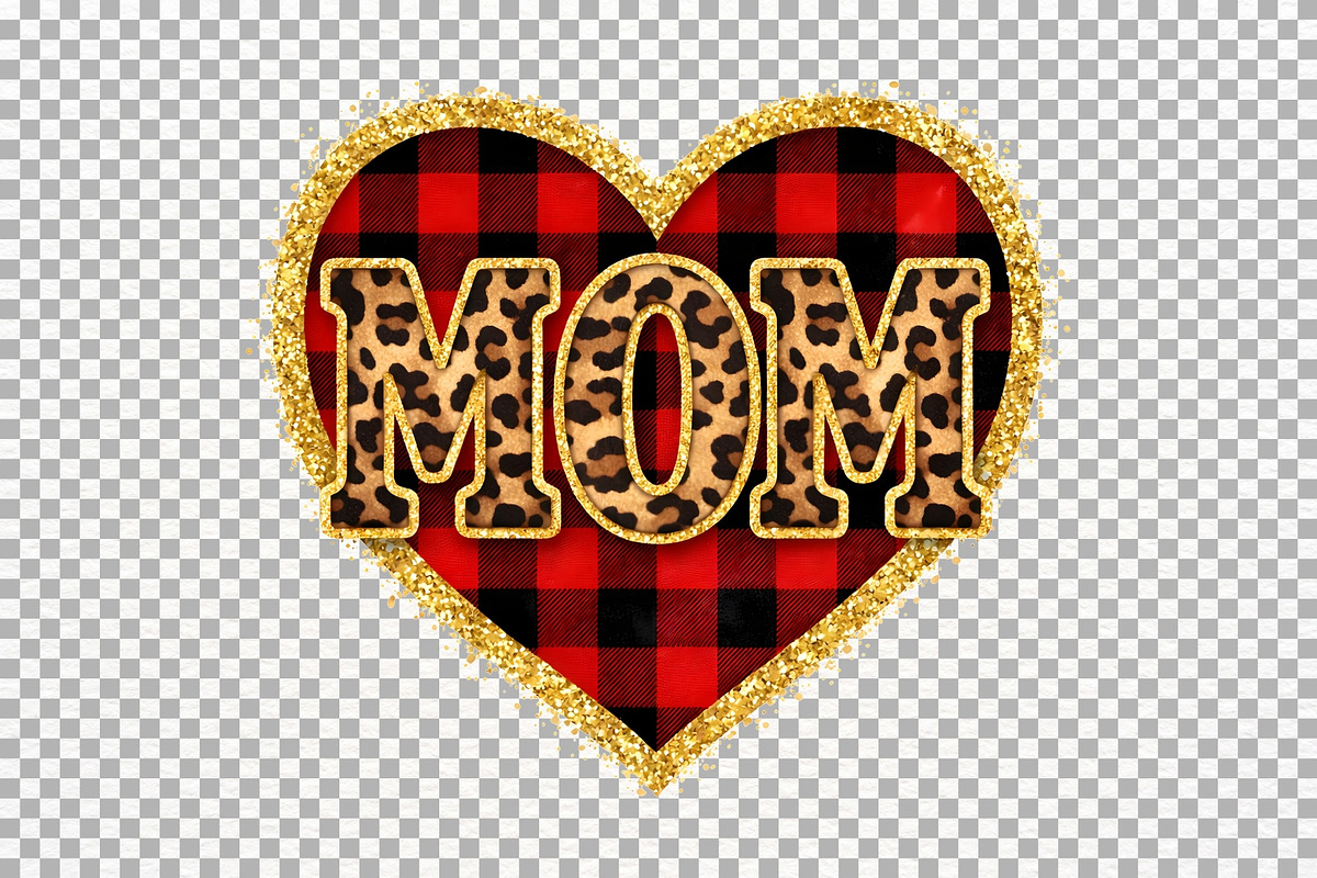Mom Shirt Leopard Print PNG Mother, a Decorative Illustration by SugarCloudStudioArt (Photo 6 of 6)