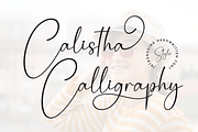 Calistha Calligraphy | Script Font, a Handwritten Font by Scratchones (Thumbnail 1 of 9)