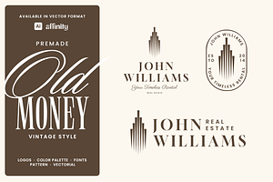 Elegant Realtor Old Money Logo