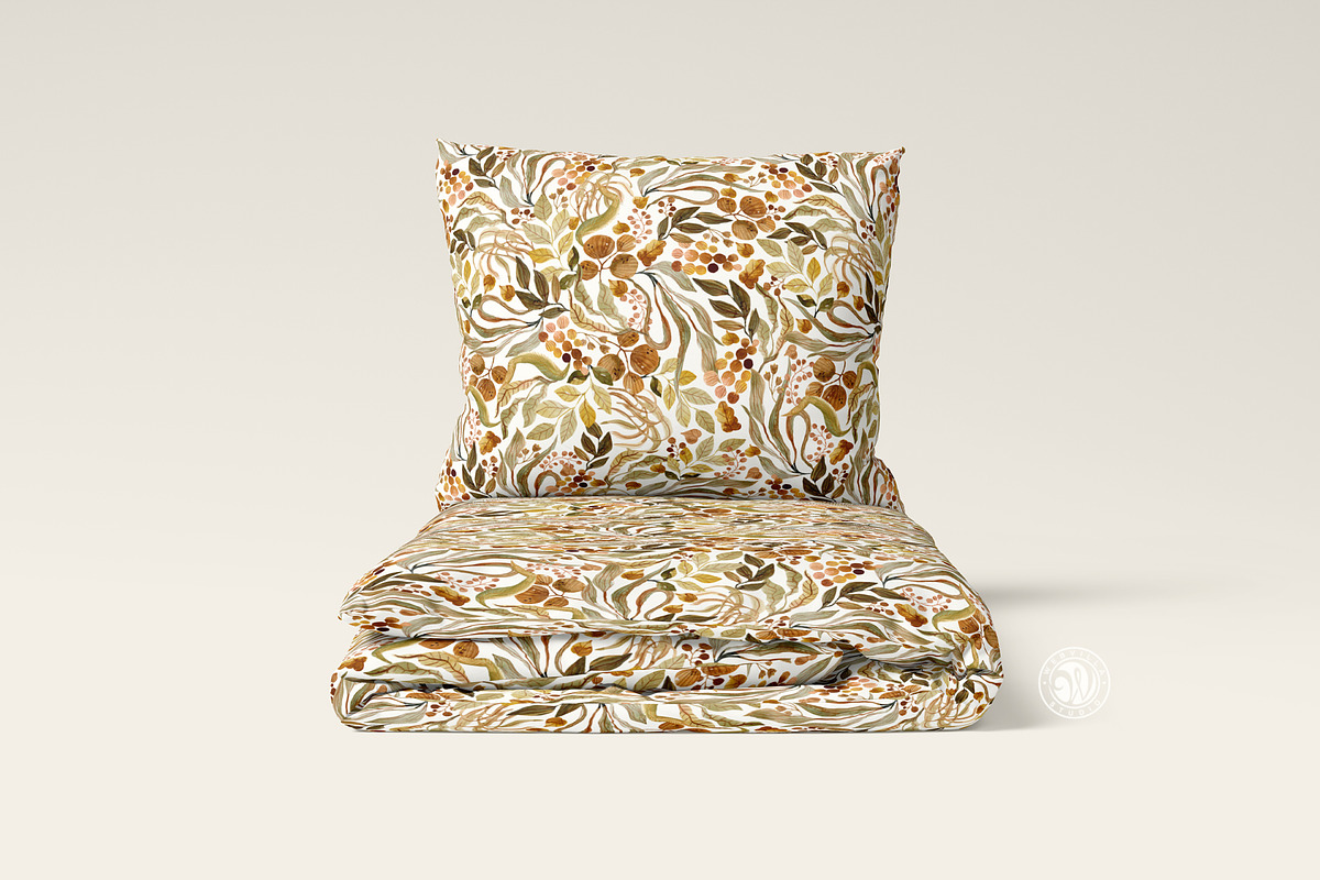 Autumn Watercolor Wallpaper, a Wallpaper Graphic by Webvilla Studio (Photo 4 of 7)