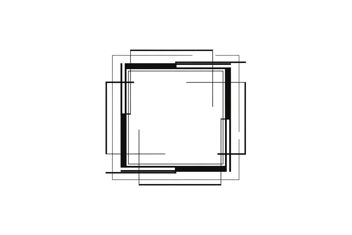 Modern Square Frame SVG Bundle, an Illustration by Creativeshirt (Photo 2 of 31)