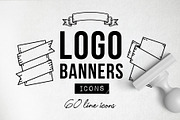 60 Logo Banners - Logo Builder, an Outline Icon by Hatch Design Workshop (Thumbnail 14 of 14)