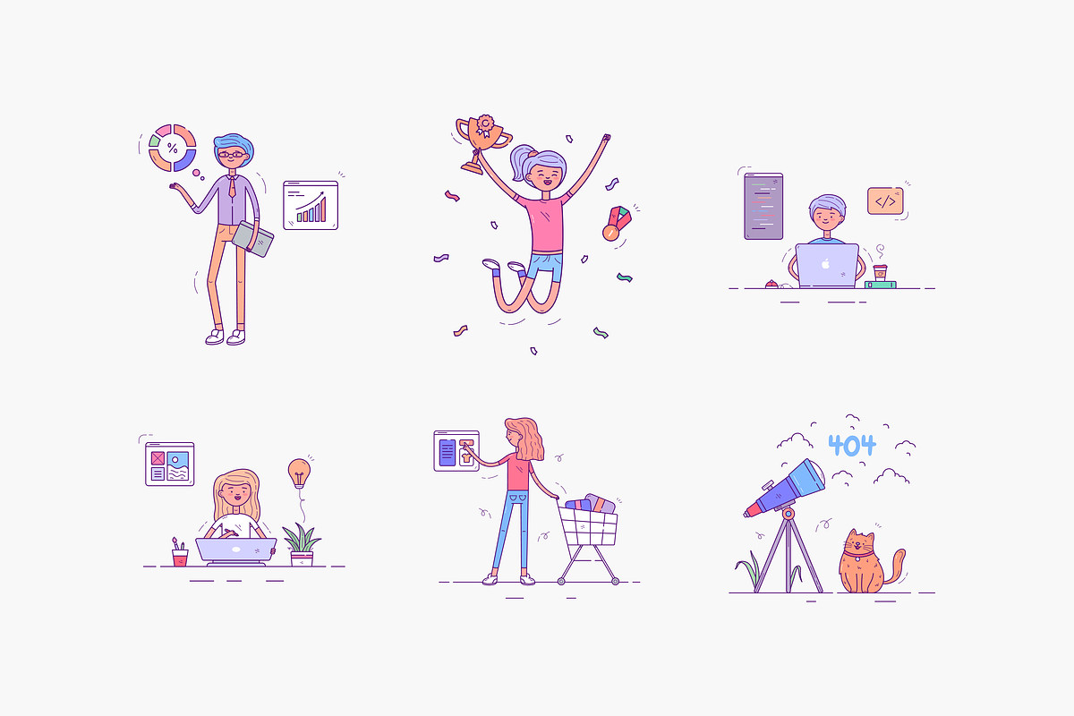 Zaap! Illustration Kit, a Templates & Theme by ls-illustrations (Photo 4 of 7)