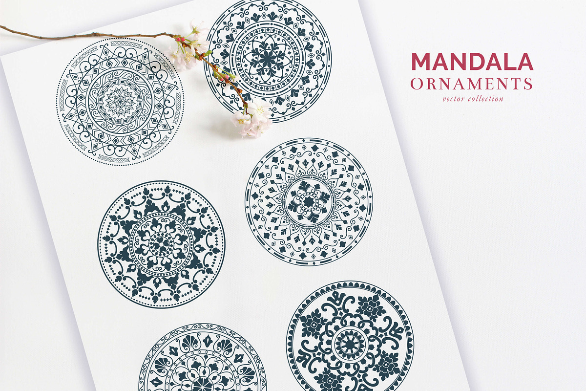 Decorative Ornaments Mandalas, an Object Graphic by Solana (Photo 3 of 8)