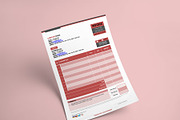 MS Word Invoice Template (5 Colours), a Stationery Template by WonderShop (Thumbnail 5 of 6)