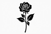 Rose Black Silhouette Decorative, an Illustration by Amazin_art (Thumbnail 7 of 31)